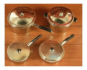 Saucepans with Lids set 4