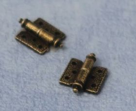 Antique Square Hinges Pk2 (15 x 10 x 3mm)