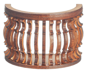 Round Balcony, B-Curve (Fits 2 1/2" x 5" Window)