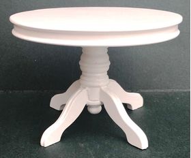 Round Dining Table White (95mm Diam x 70Hmm)