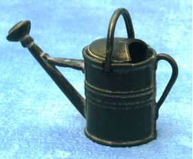 Old Black Metal Watering Can  (32mm x 46mm x 17mm)