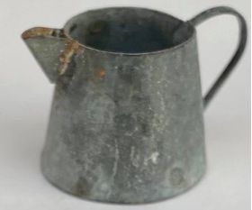 Rustic Silver Jug (24Diam Botom x 17Diam Top x 21mmH)