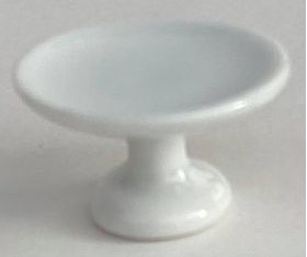 White Cake Stand (25Diam x 15Hmm)