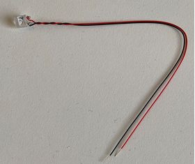5 mm Flat Top LED Pure White with 6" Leads (Price Each) (3V Supply)