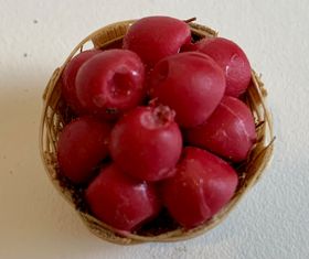 Basket of Fruit and Vegetables Set 12 (Basket 20 x 20mm)