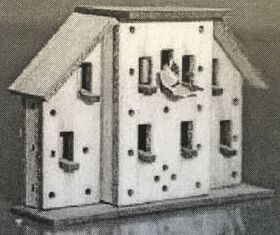 Georgian Butterfly Sanctuary (1 1/4" W x 1" H x 3/8"D)