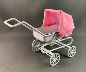 Pram with Pink Hood (110 x 60 x 90Hmm)