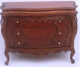 Sideboard Walnut with Drawers (115 x 45 x 80Hmm)