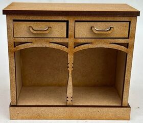 Sideboard with 2 Arches Kit Laser Cut