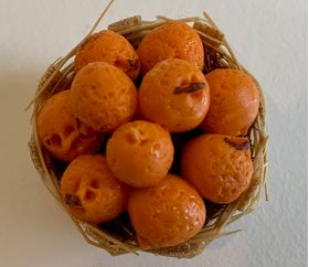 Basket of Fruit and Vegetables Set 12 (Basket 20 x 20mm)