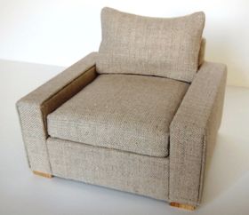 Davis Chair Wheat by PRD Miniatures  (90W x 88D x 62Hmm)