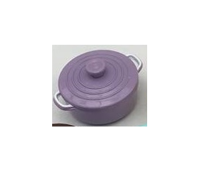 Baking Dish with Lid Purple (20Diam x 14Hmm)