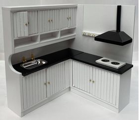 Kitchen Set Black/White