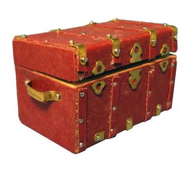 Brass and Leather Chest / Trunk