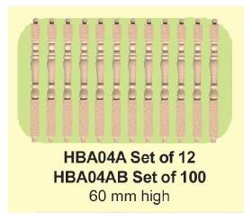 Spindles Square 100 per Pack