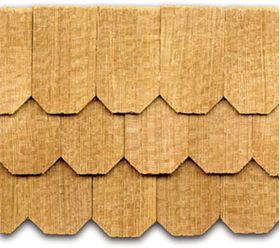 Cedar Shingles Hexagonal 140Pk = 0.75SF