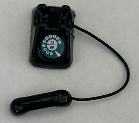 Telephone Modern Black (13 x 16 x 8Hmm)