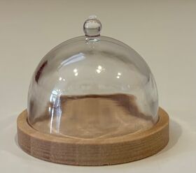 Cloche / Dome on Natural Board (35mm Diameter)