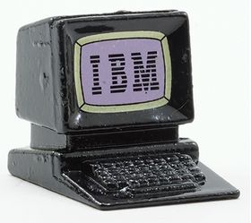 Computer Old Style Black (20 x 24 x 20Hmm) - Old Stock Clearance