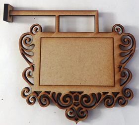 Wall Sign Kit Laser Cut (Sticks out 90mm Box is 50x32)