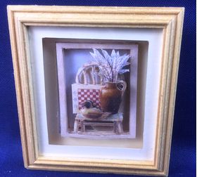 Paper Tole Pictures by Lynne's Minis (49W x 53H x 11Dmm)