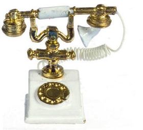 Telephone White Classic (0.75"H x 1"W x 0.625"D)