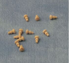 Wooden Knobs 12Pk (2.5mm)