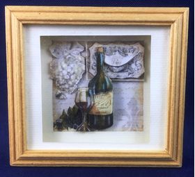 Paper Tole Pictures by Lynne's Minis (53W x 48H x 10Dmm)