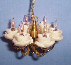 Ceiling Light 6 Arm with Flower Holder