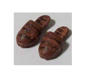 Brown Slippers (15mmL)