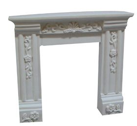 Fireplace Surround White (11.5cm x 10.5cm x 1.8cm)
