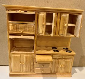 Kitchen Unit Includes Cooktop (155 x 43 x 165Hmm)