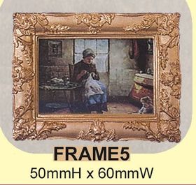 Old Masters Painting with Gilt Frame Small (50x60mm)