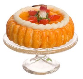 Lady Fingers Cake on a Plate (1"H x 1"W x 1"D)