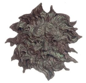 Sun Face Black (Each) (2"H x 2"W x 0.125"D )