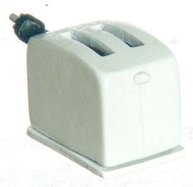 White Toaster (1"H x 0.5"W x 0.25"D) (Price Each)