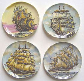 Ship Platter (Price Each) (1 1/2"  Diam)