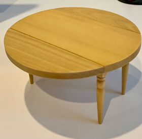 Drop Leaf Round Table (117 Diameter x 62Hmm, 75W dropped)