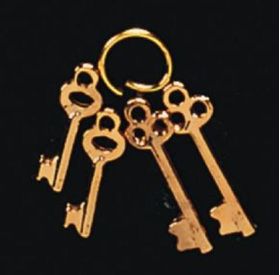 Set of Brass Keys (25 x 10mm)