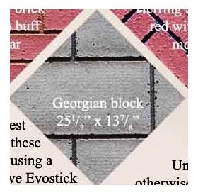 Cladding Georgian Block (25 1/3" x 13")