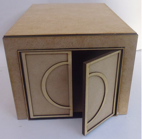 1:24 Garage Kit to suite Art Deco House Laser Cut