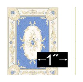 1:48 Rug Aubusson Blue (60 x 44mm)