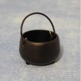 Black Metal Cauldron (35 x 23 x 17mm)