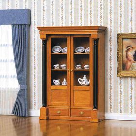 Biedermeier Display Cabinet Kit by Mini Mundus ( 195H x 120W x 50Dmm)