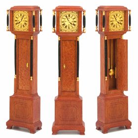 Biedermeier Longcase (Grandfather) Clock Kit by Mini Mundus ( 170H x 45W x 25Dmm)