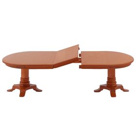 Biedermeier Dining Room Table with Extra Leaf Kit by Mini Mundus ( 70H x 195W x 100Dmm, 240W with Leaf)