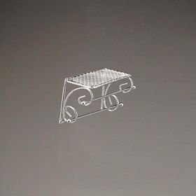 Bathroom Rack in Metal Empty by Reutter Porzellan