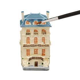 Doll House with Blue Roof by Reutter Porzellan