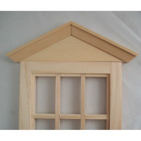 1:6 Window Pediment Kit 5set/pkg (6"W x 1 1/2"H x 7/8"D)