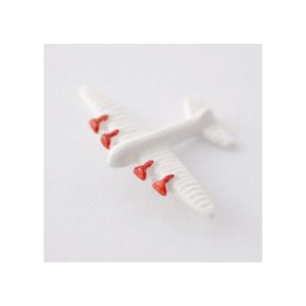 White Plastic Toy Aeroplane